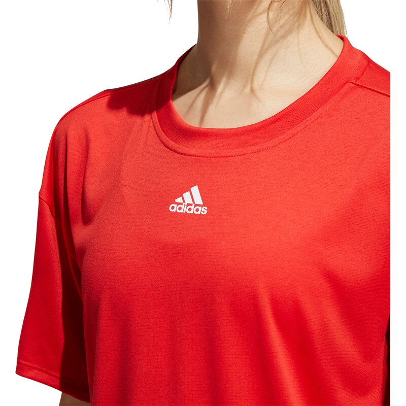 Тренировочная футболка Aeroready с тремя полосками Adidas, мультиколор — фото 2