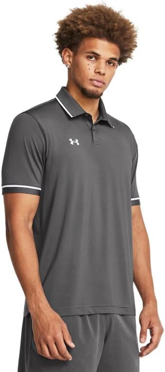 

Under Armour мужская футболка-поло Tipped Teams Performance, Castlerock/White, Белый, Under Armour мужская футболка-поло Tipped Teams Performance, Castlerock/White