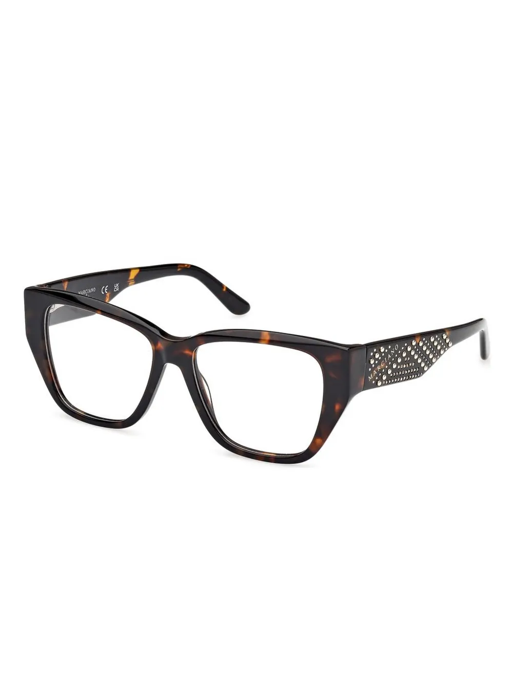 

Очки в квадратной оправе GUESS EYEWEAR, коричневый