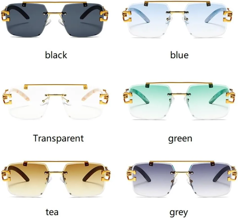 

Солнцезащитные очки для мужчин и женщин - защита UV400 - градиентные линзы, двойная перемычка, для занятий спортом на открытом воздухе и вождения DSVIGF, Green