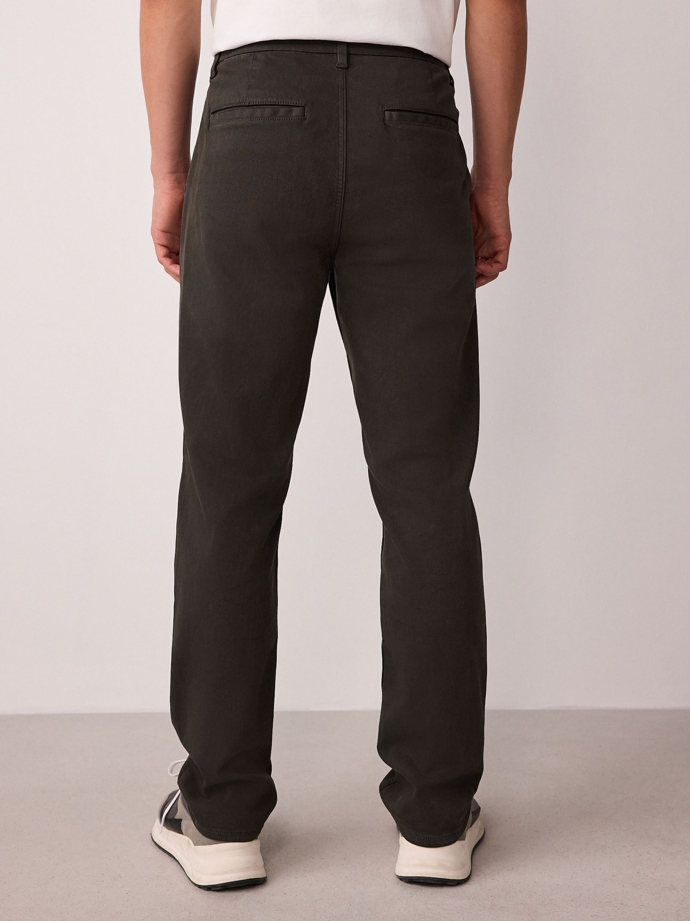 Next Хаки чинос Slim fit — фото 2