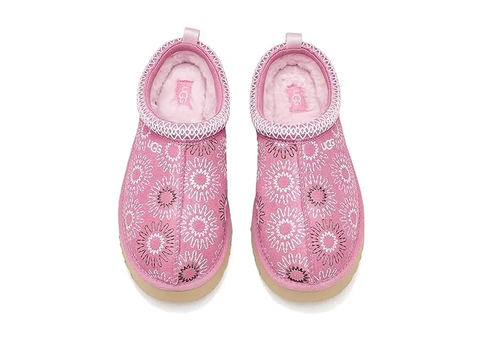 Тапочки с вышивкой Tazz Sun Stitch UGG Kids, Horizon Pink — фото 3