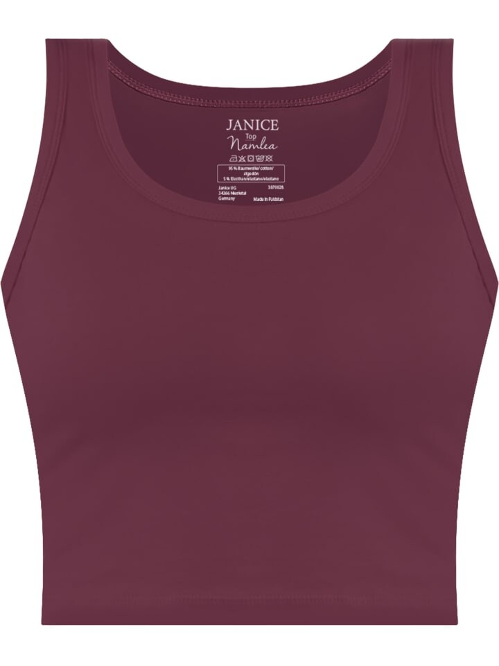 

Топ Janice Damen crop Namlea, цвет burgund
