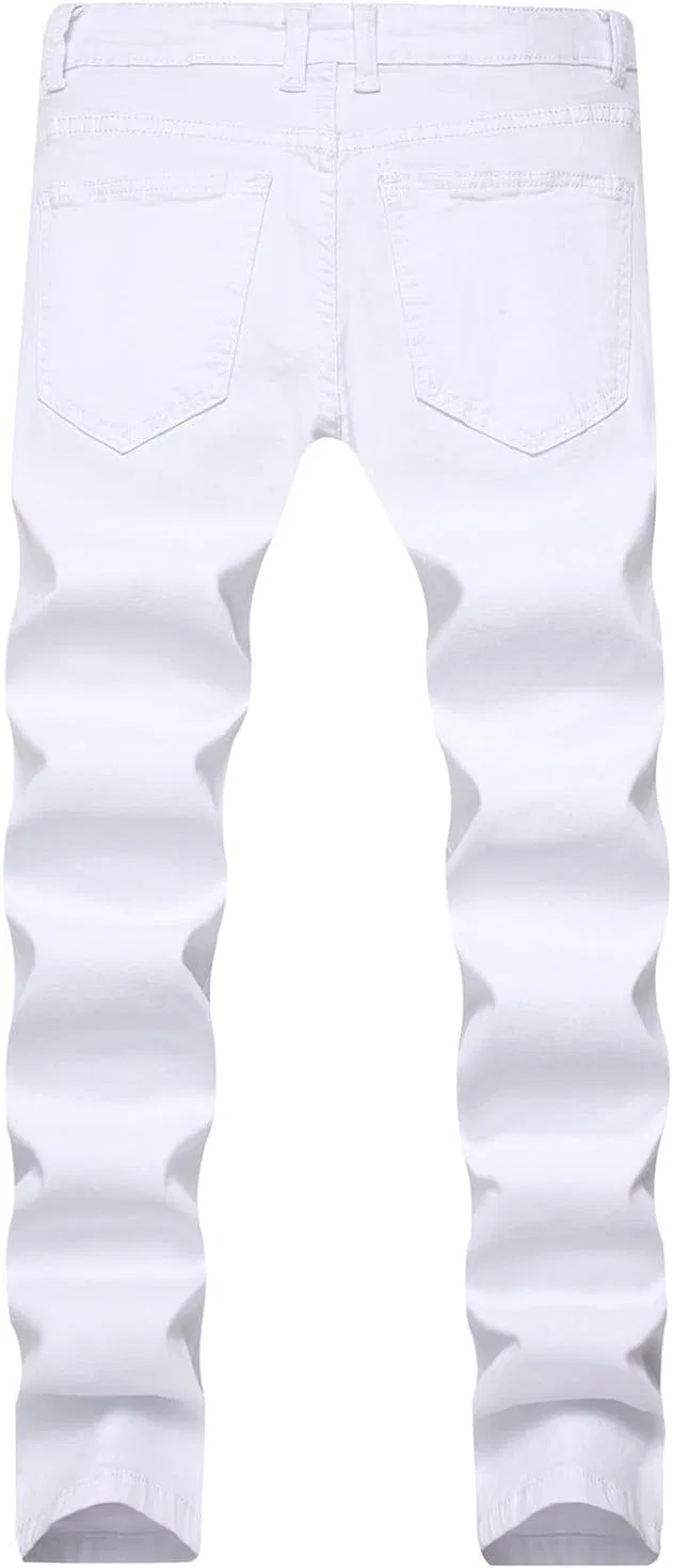 Джинсы, Slim Fit, White — фото 4