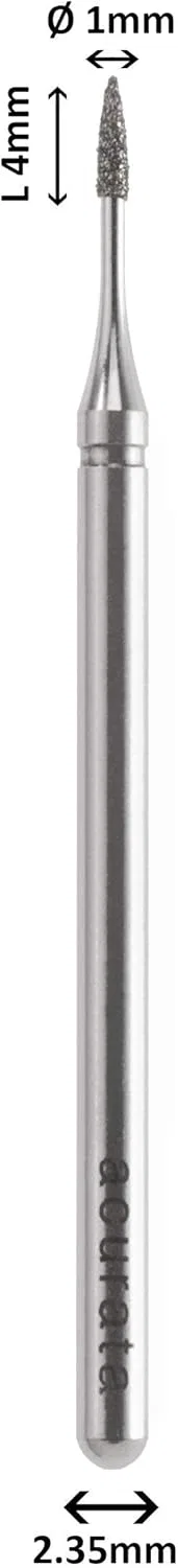 Алмазная фреза для кутикулы и ногтевых валиков, 2 шт. ‎Dz Beauty Instruments — фото 3