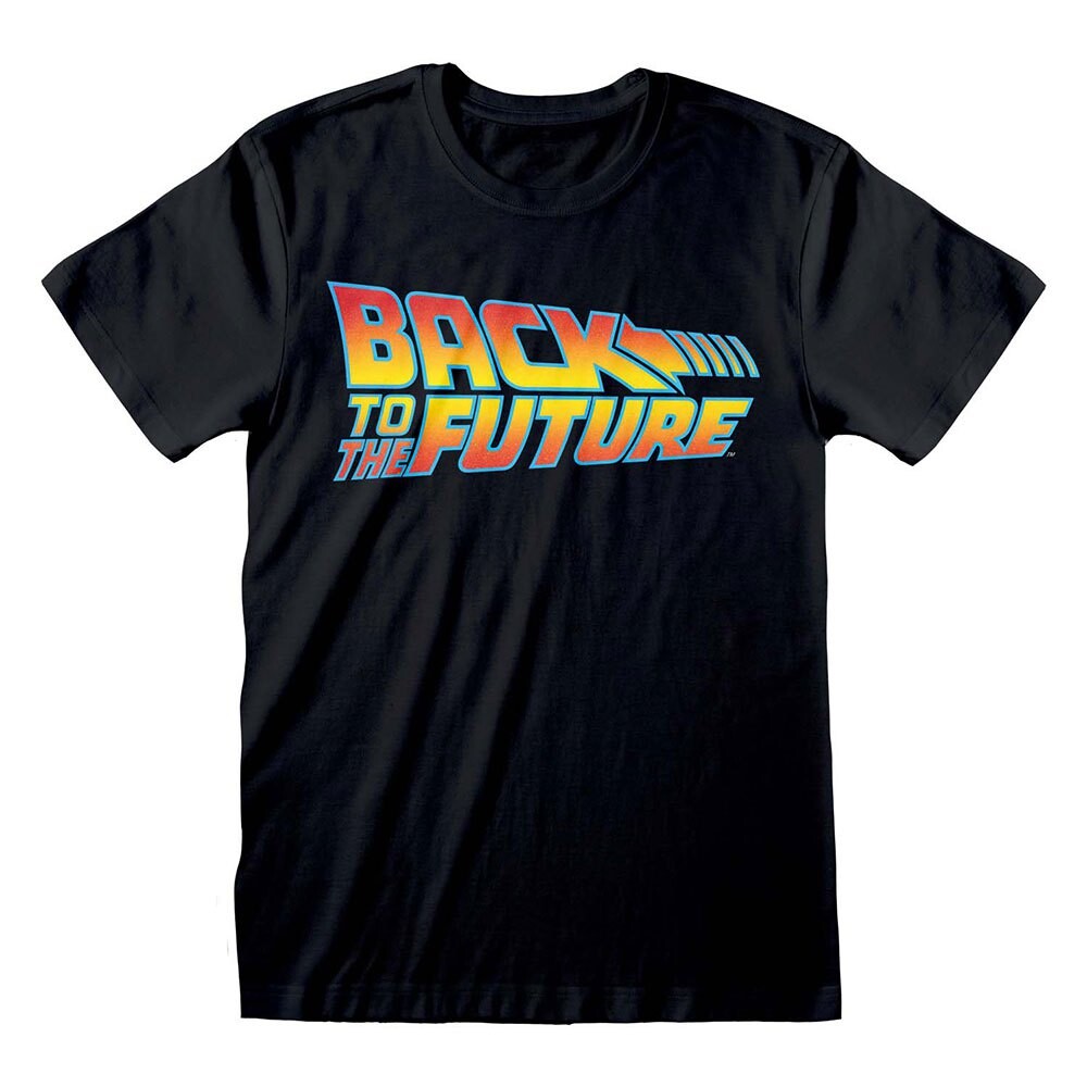 

Футболка с коротким рукавом Heroes Official Back To The Future Vintage Logo, черный