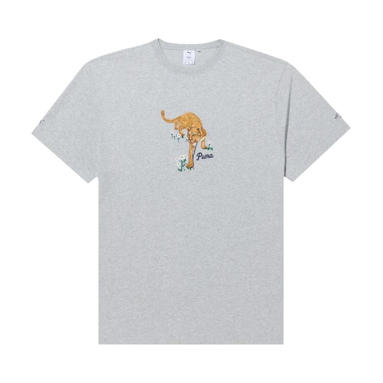 

Футболка Puma x Noah Graphic Tee Light Grey Heather, серый