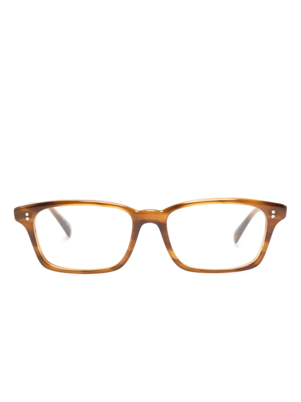 

Очки Edelson в прямоугольной оправе Oliver Peoples, коричневый