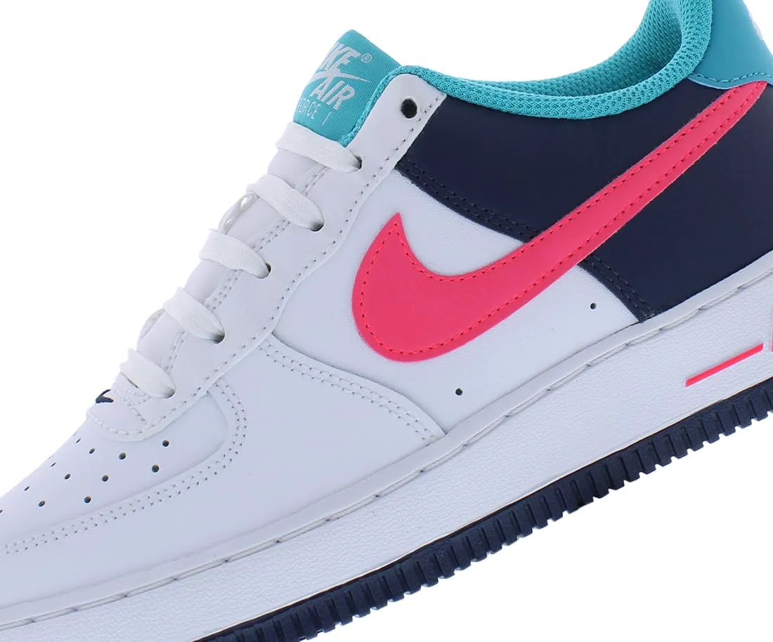 Кроссовки Nike Air Force 1 для детей, белый/розовый/синий — фото 3