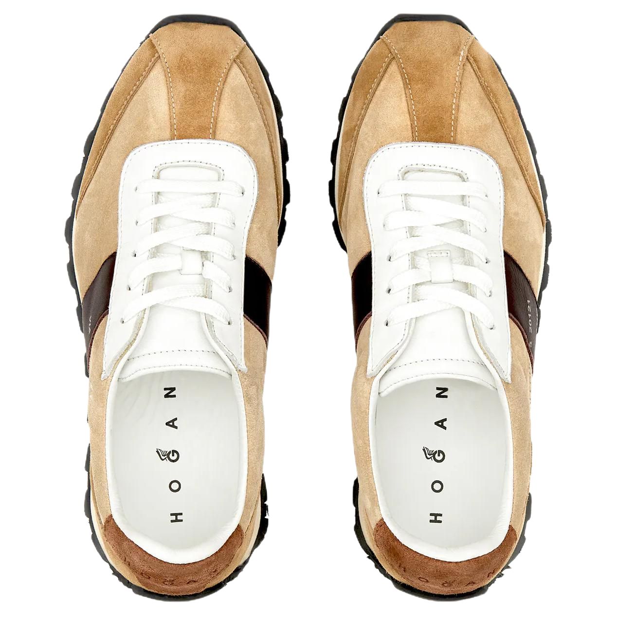 86er Low-Top Casual Shoes Women's Light Brown HOGAN — фото 4