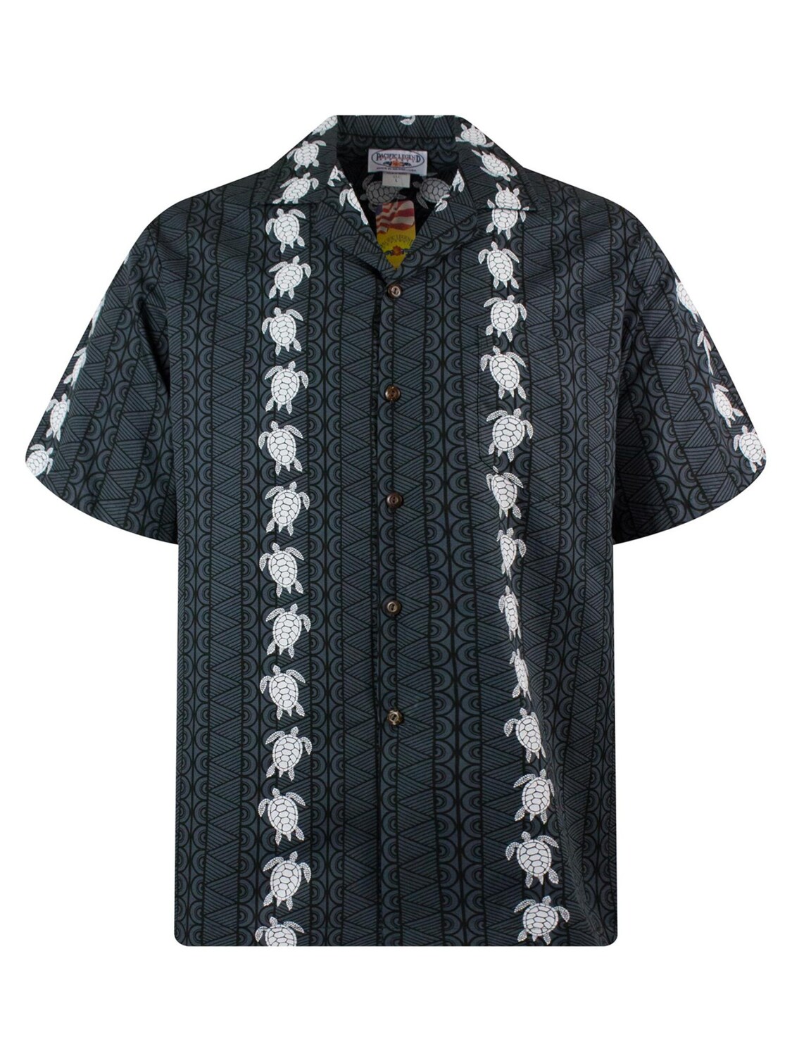

Pacific Legend Рубашка на пуговицах Regular Fit 'Turtle New' в цвете Anthracite