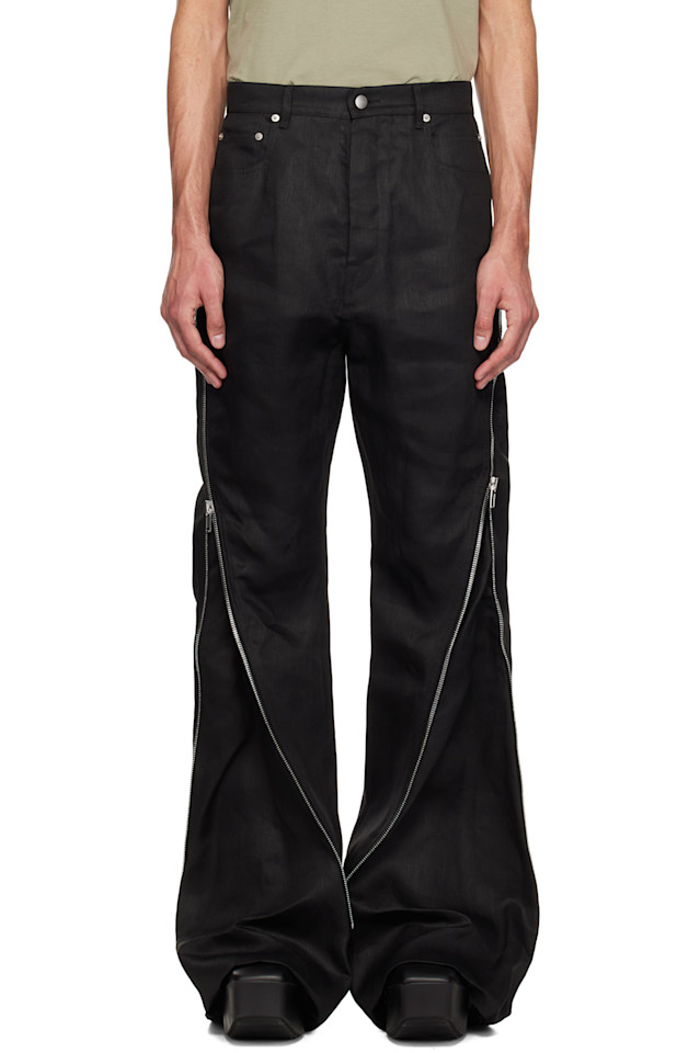 

Голливудские джинсы Bolan Banana Rick Owens, черный