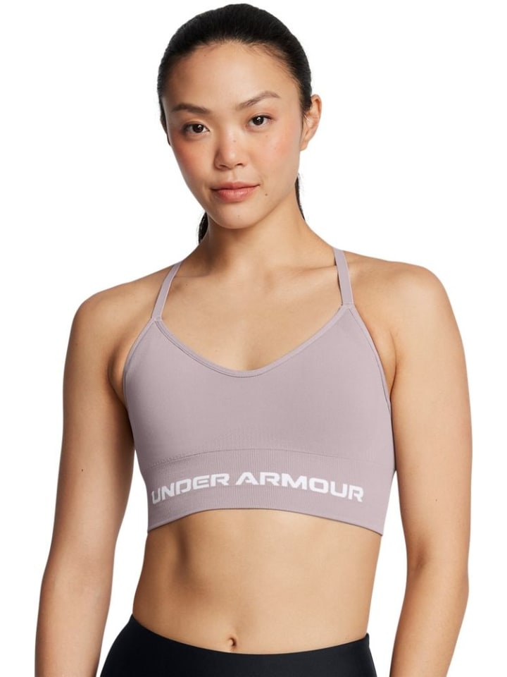

Спортивный бюстгальтер Vanish Seamless Low Bra Under Armour, серый