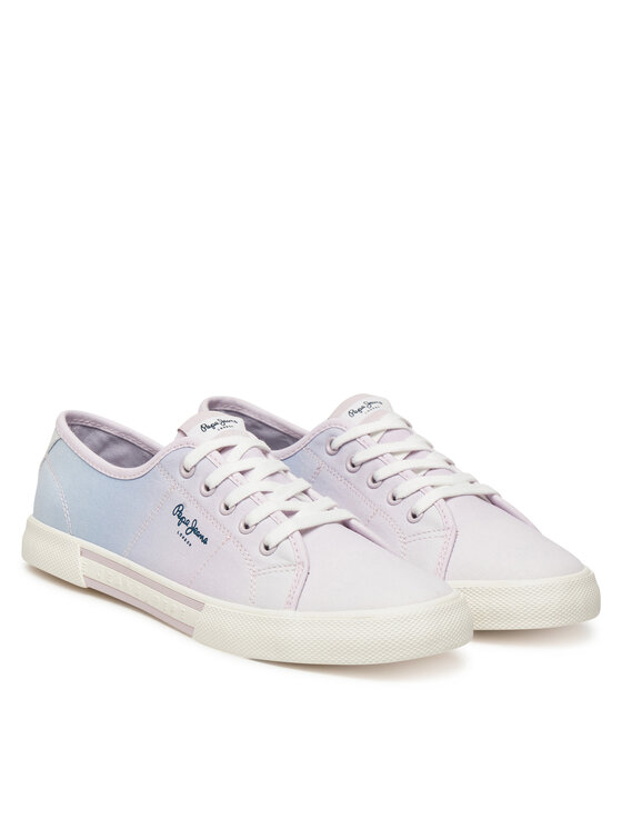 Тканевые кроссовки Brady Colors W PLS31600 Pepe Jeans, фиолетовый — фото 2