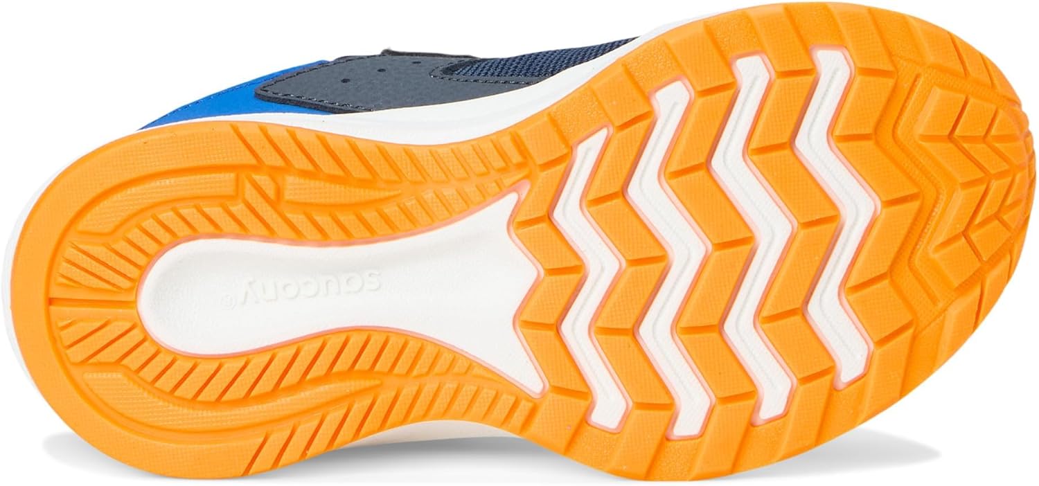 Детские кроссовки Saucony Cohesion с альтернативной застежкой для детей и подростков, синий/лиловый/темно-синий — фото 3