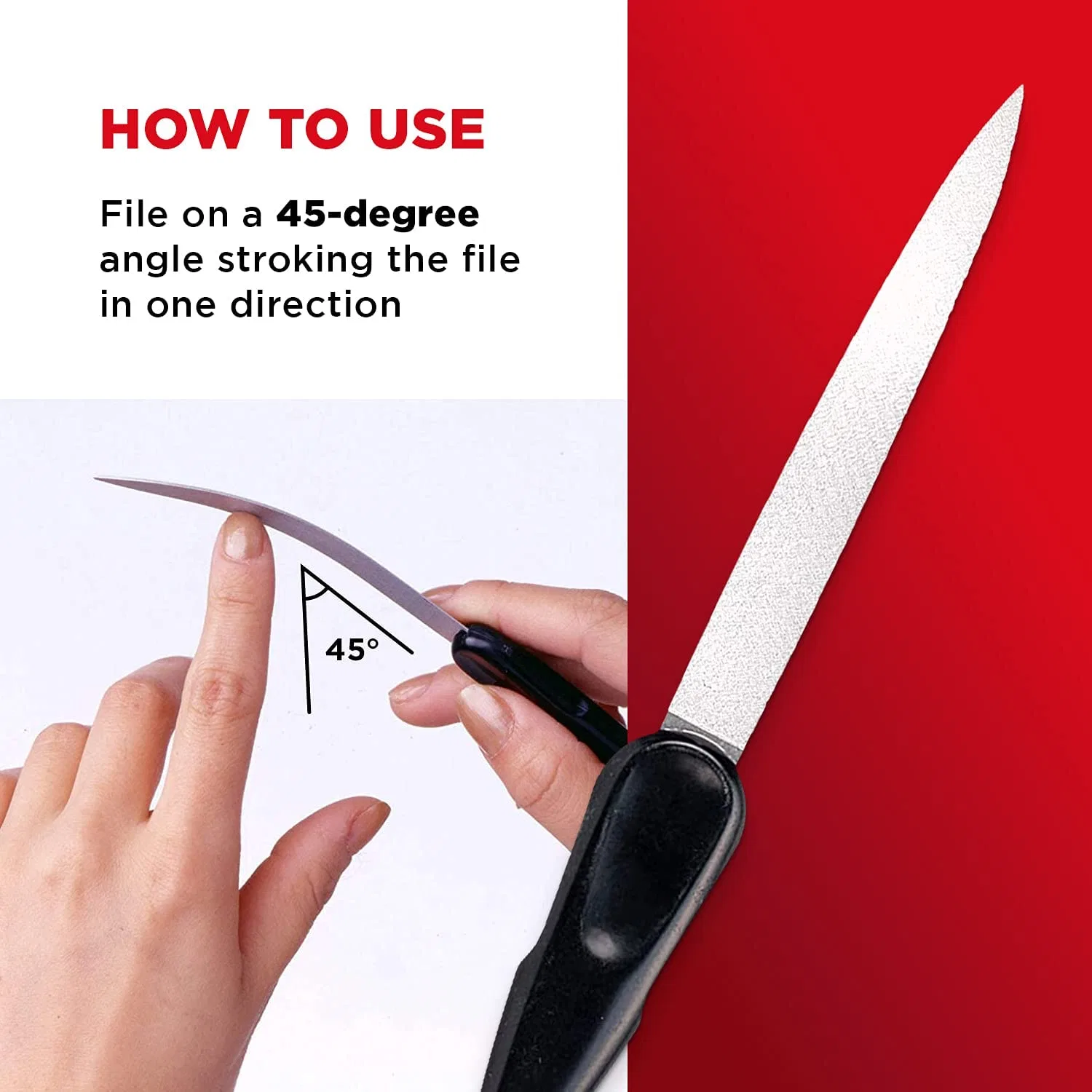 Двусторонняя изогнутая пилка для ногтей Seki Edge Seki Edge — фото 2