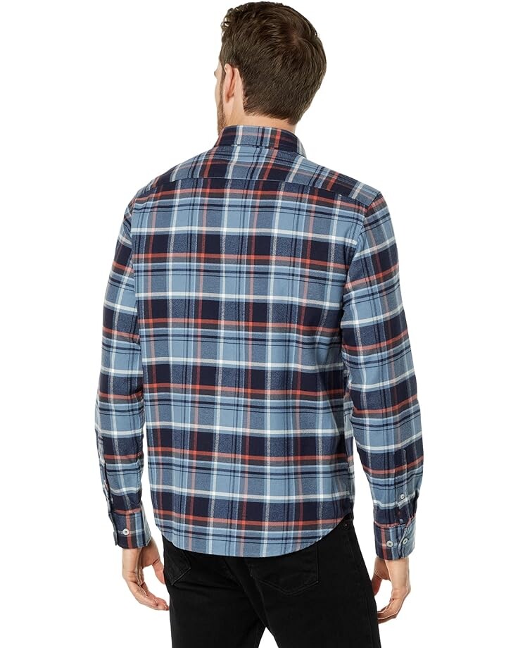 

Рубашка UNTUCKit Flannel Walsh Shirt, синий