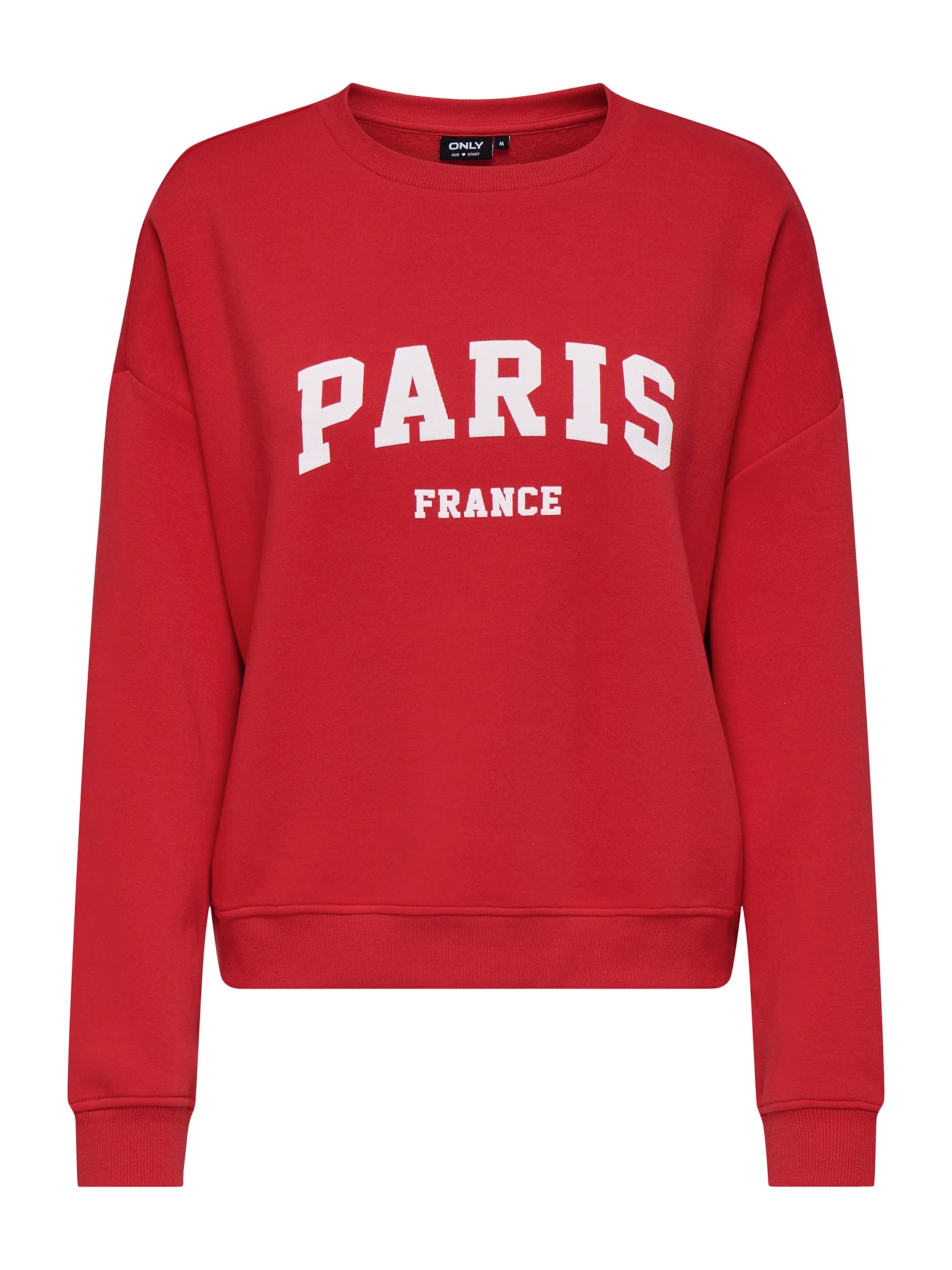 

ONLY Свитшот в огненно-красном цвете