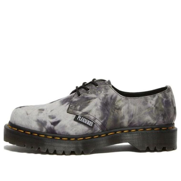 

Кроссовки pleasures x 1461 bex 'tie dye - black' Dr. Martens, черный