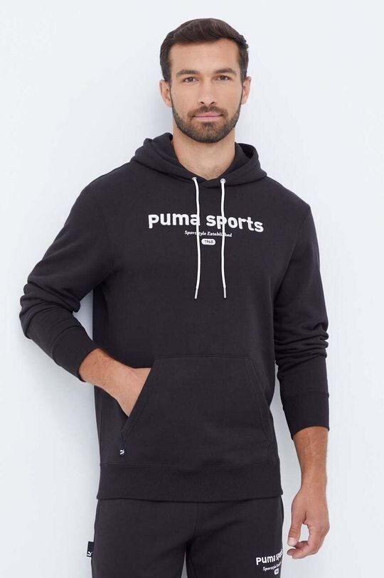 

Хлопковая толстовка Puma, черный