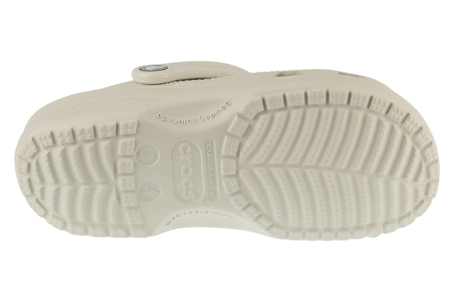 Тапочки для бассейна детские Crocs, серый — фото 4