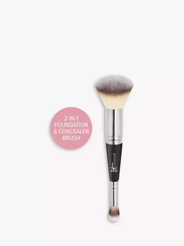 Кисть для тонального крема и консилера Heavenly Luxe Complexion Perfection Dual Foundation and Concealer Brush #7 IT Cosmetics — фото 2