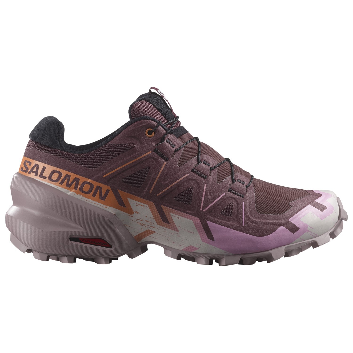 

Кроссовки для бега по пересеченной местности Salomon Speedcross 6, цвет Catawba Grape/Papaya/Deauville Mauve