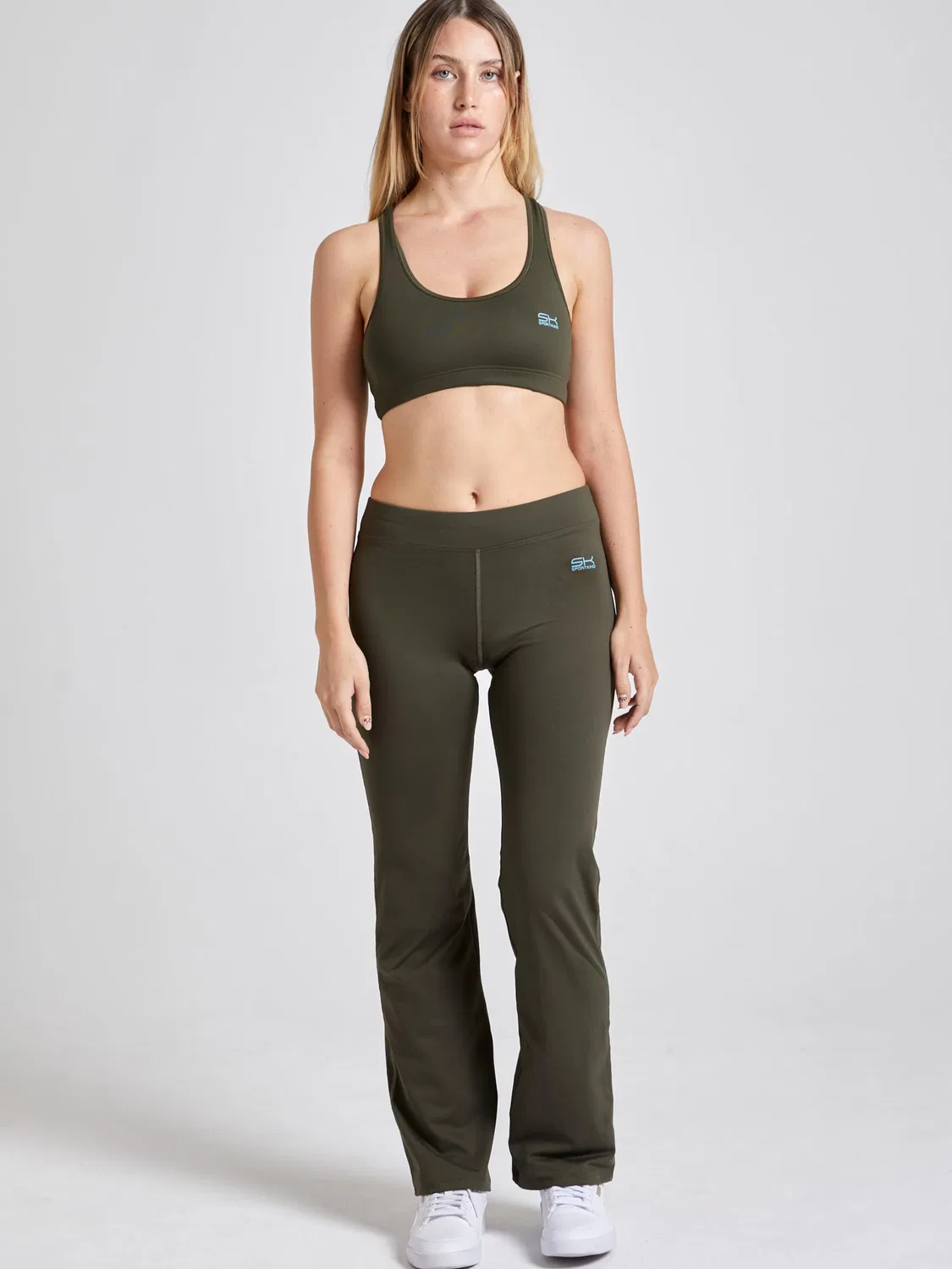 Спортивные брюки Sportkind с широкими штанинами цвет Jazzpants Regular, цвет хаки