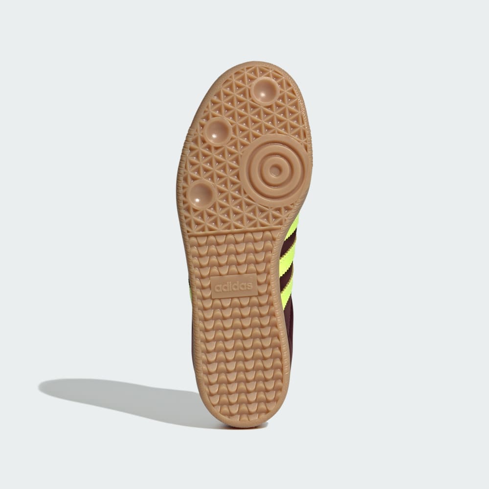 Кроссовки Adidas Samba OG Shoes, цвет Maroon/Rich Mauve/Gum — фото 3