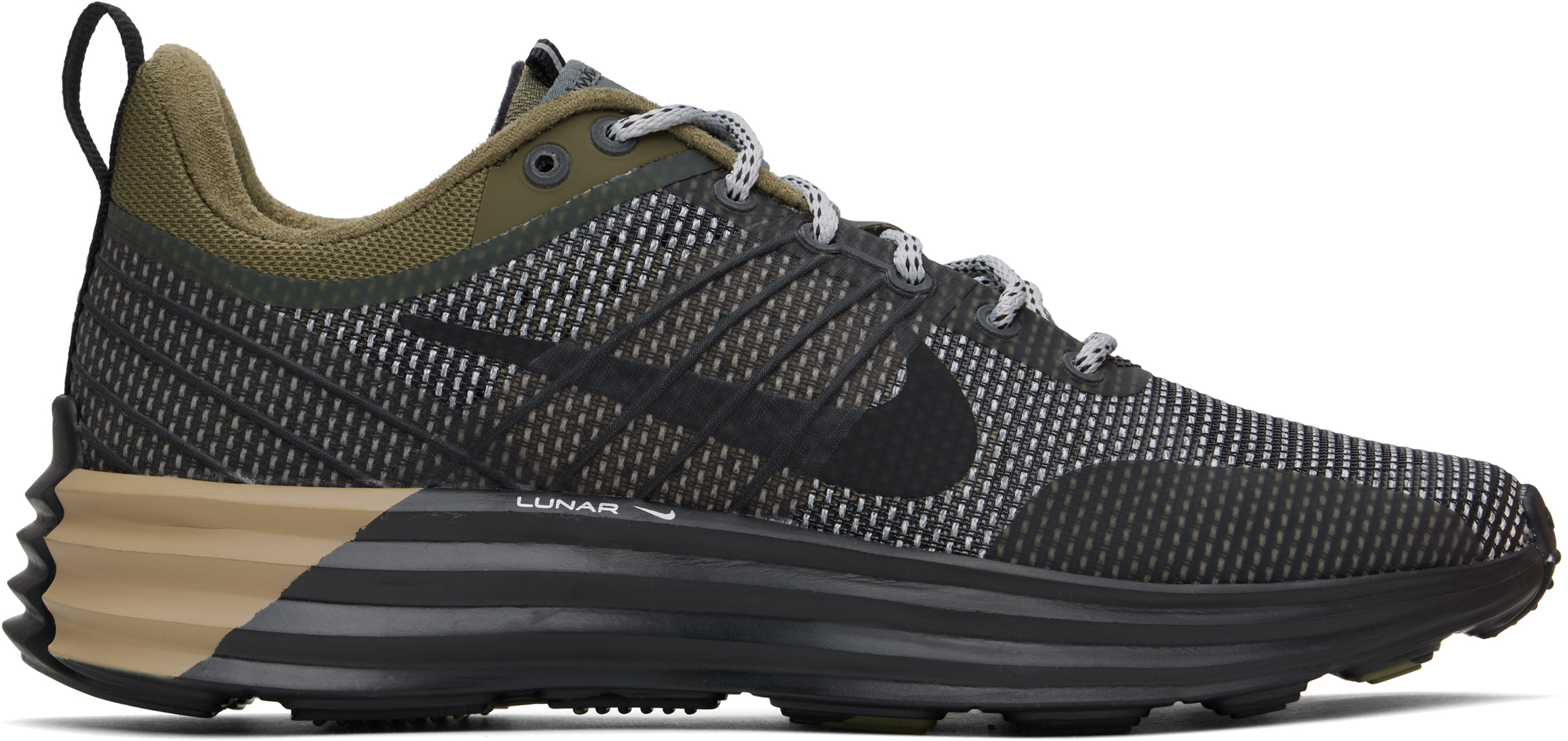 

Серо-хаки кроссовки Lunar Roam SE Nike