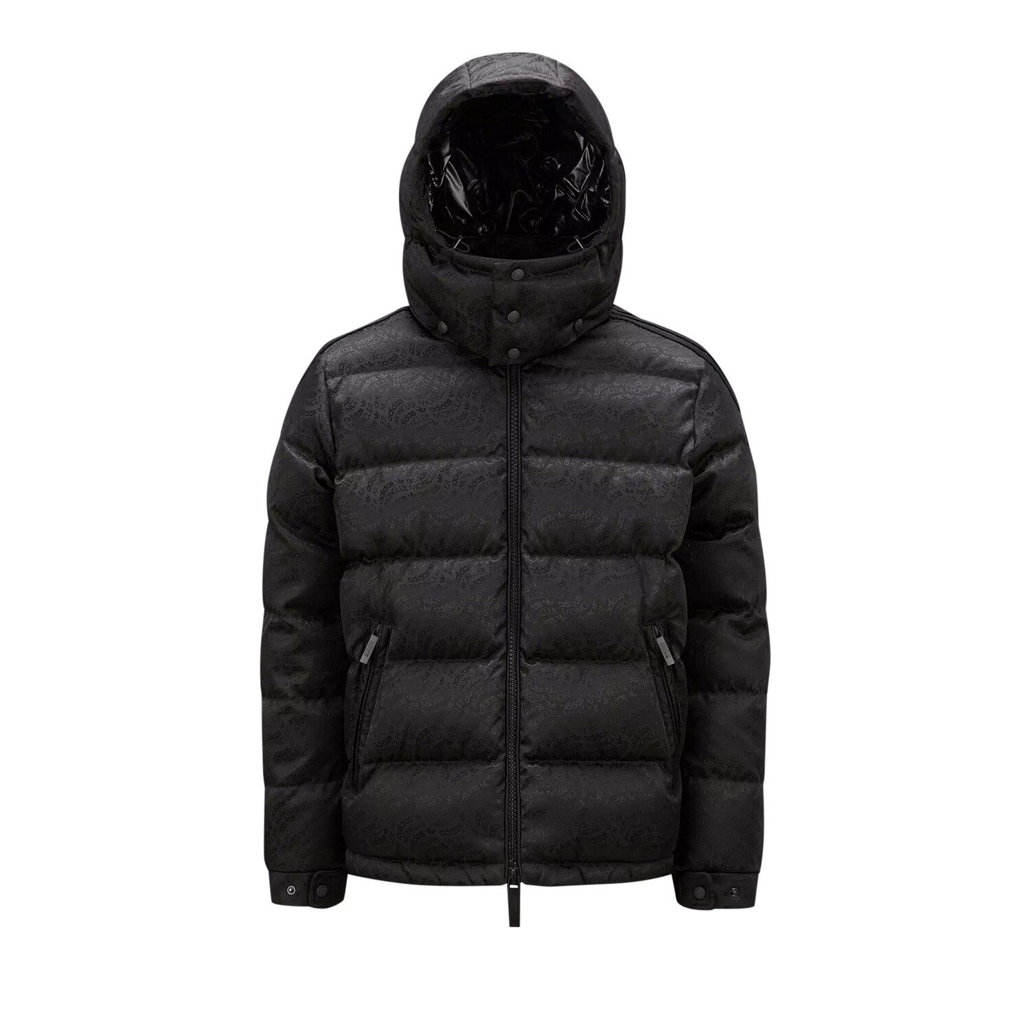 

Короткий пуховик Moncler x adidas Alpbach, черный