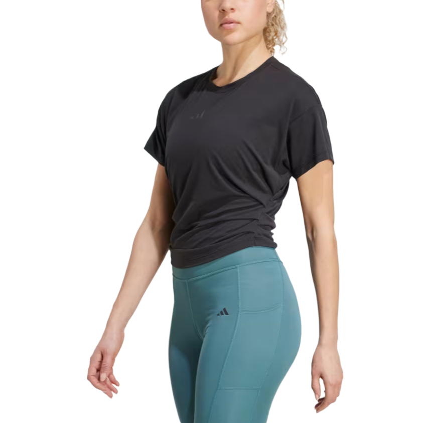 Футболка Power Tee с доставкой для участников AdiClub Adidas, черный — фото 3