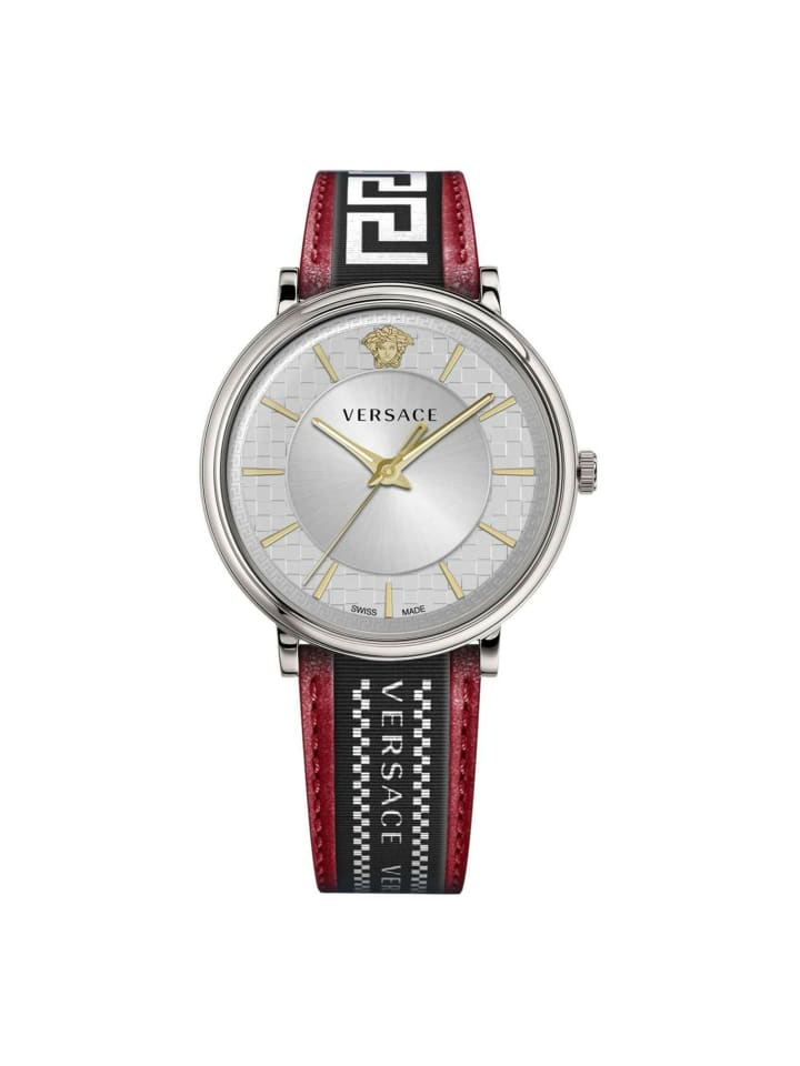 

Versace Мужские аналоговые часы серебристого цвета