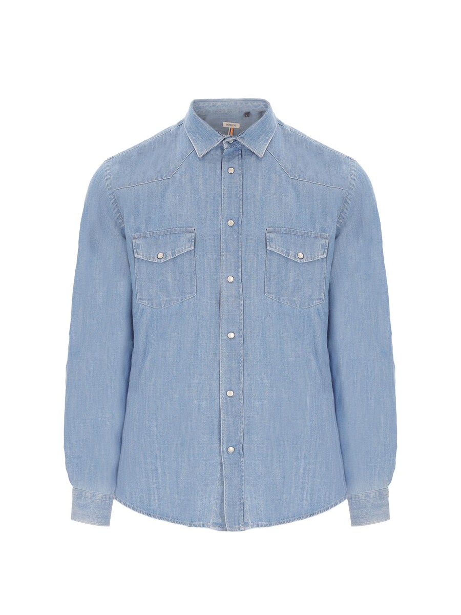 

Рубашка на пуговицах классического кроя Distretto12 Will, Blue Denim