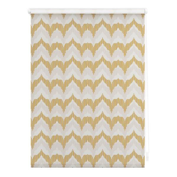 

Затемняющие рулонные шторы Lichtblick Boho Zig Zag, 90x150x6 см, желтый
