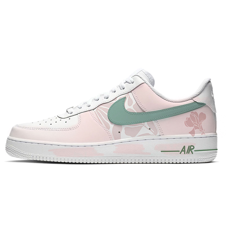 

Nike Детские кроссовки для скейтбординга Air Force 1 LE с противоскользящей подошвой, износостойкие, розовые, подростковые