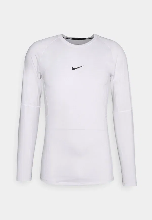 Футболка Nike Performance, M NP DF Tight Top LS, белый/черный — фото 4