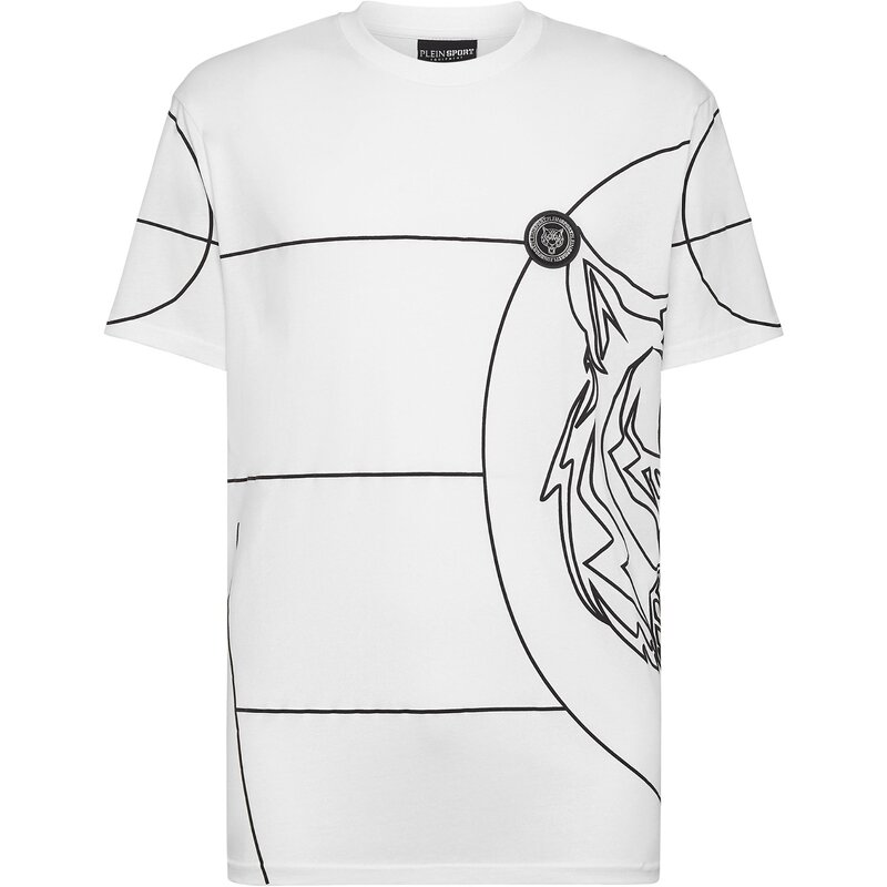 

Футболка с тигром Plein Sport, цвет wei