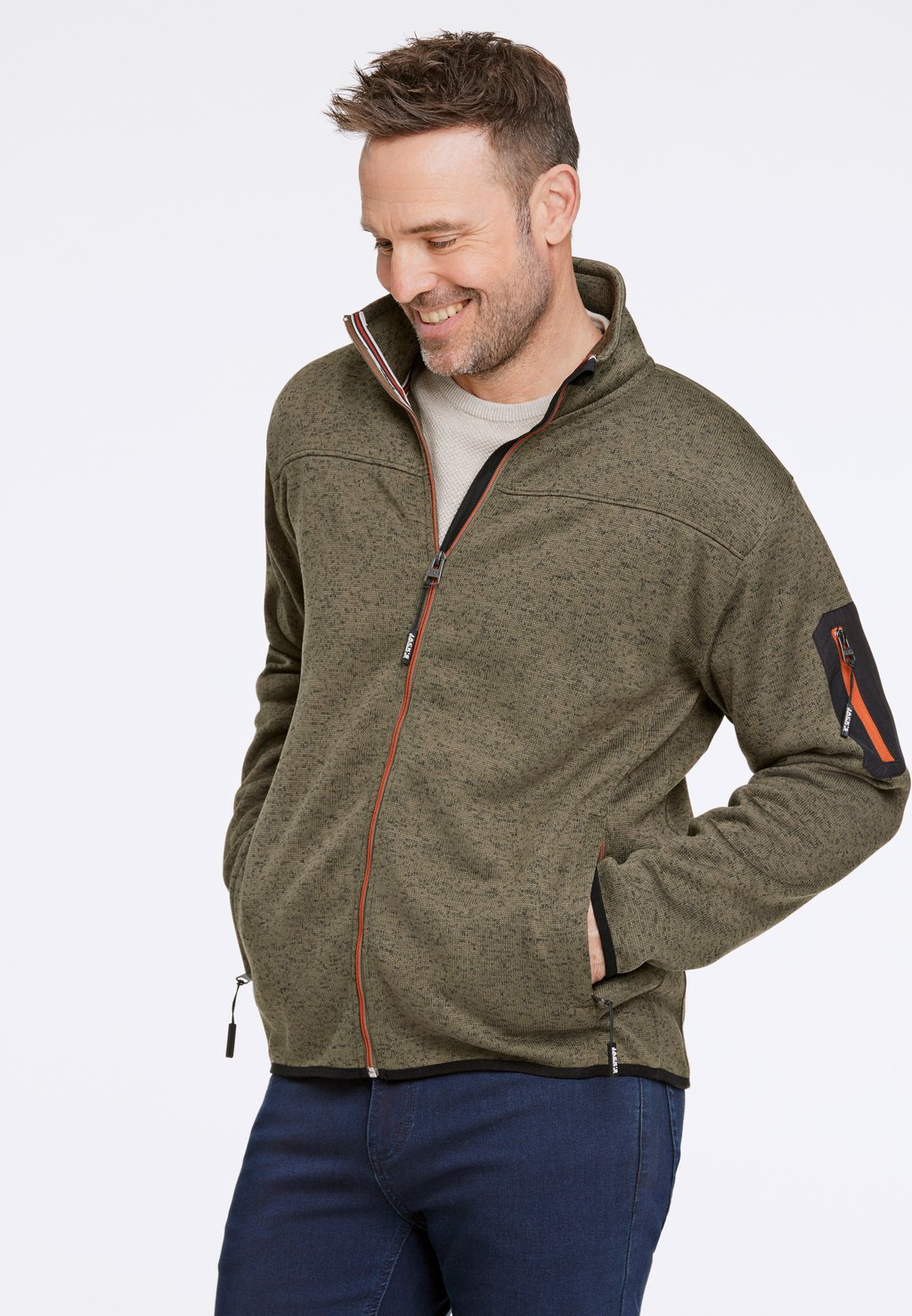 

Толстовка на молнии FULL Jack's Sportswear, оливковый
