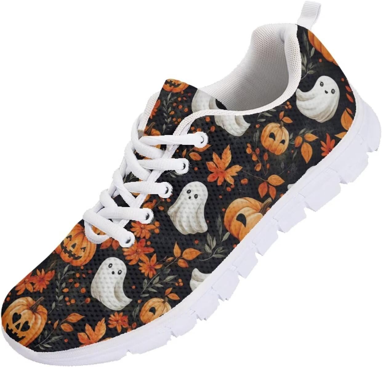 

Мужские кроссовки Funnydude Funny Print для тенниса, спортивные, удобные, дышащие, с сетчатым верхом, Halloween