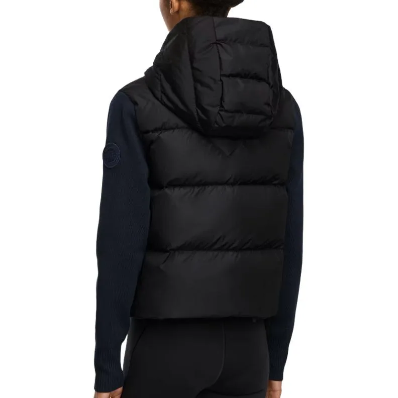 Hybridge Wide Quilt Hooded Jacket Canada Goose, night melody черный — фото 4