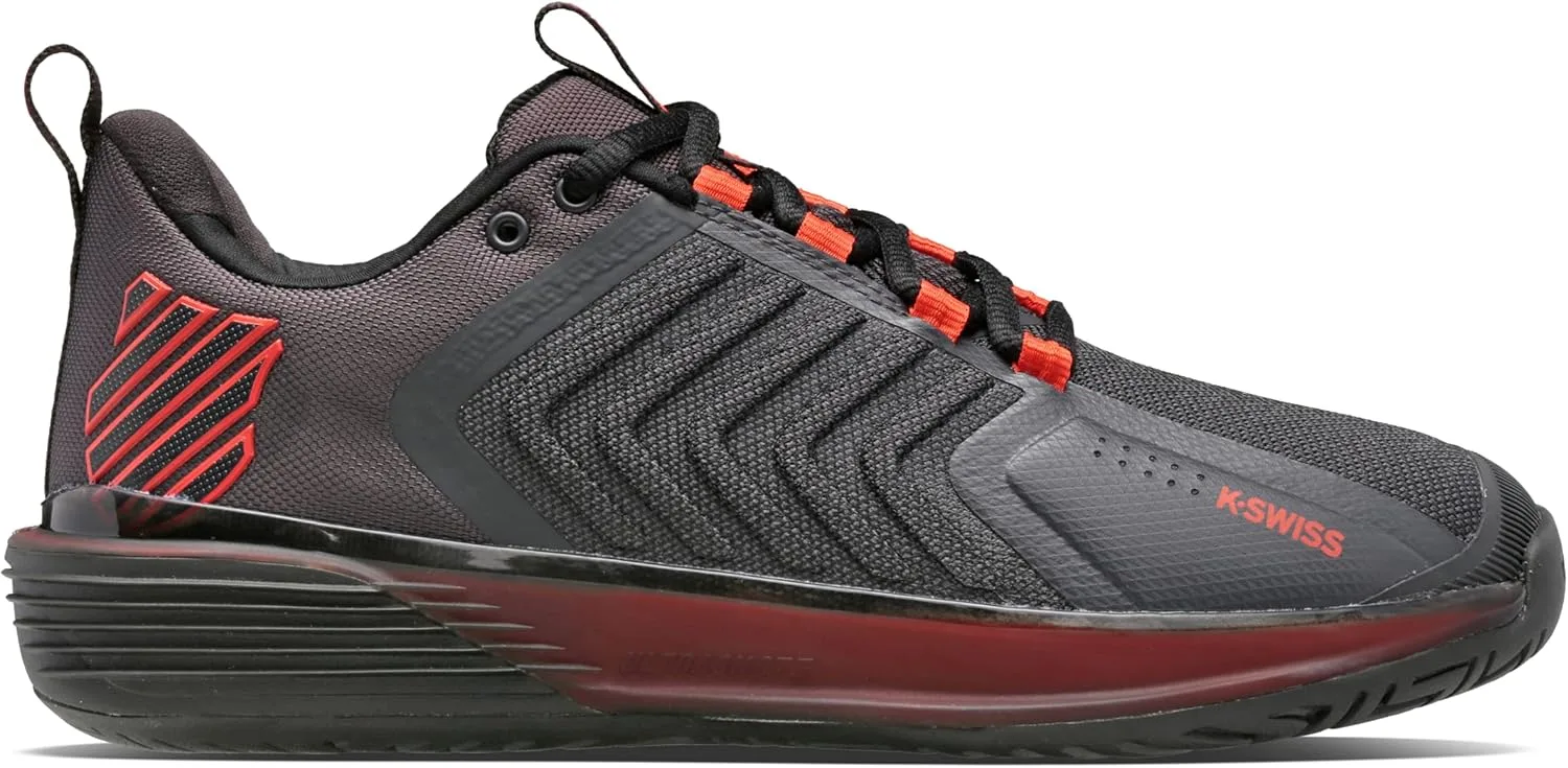 Мужские теннисные кроссовки K-Swiss Ultrashot 3. Спортивная обувь K-Swiss Performance, оранжевый — фото 2
