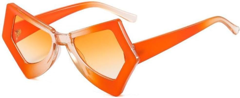 

Модные солнцезащитные очки большого размера неправильной квадратной формы для женщин и мужчин, винтажные женские солнцезащитные очки, трендовые оттенки LJTJTAV, Orange