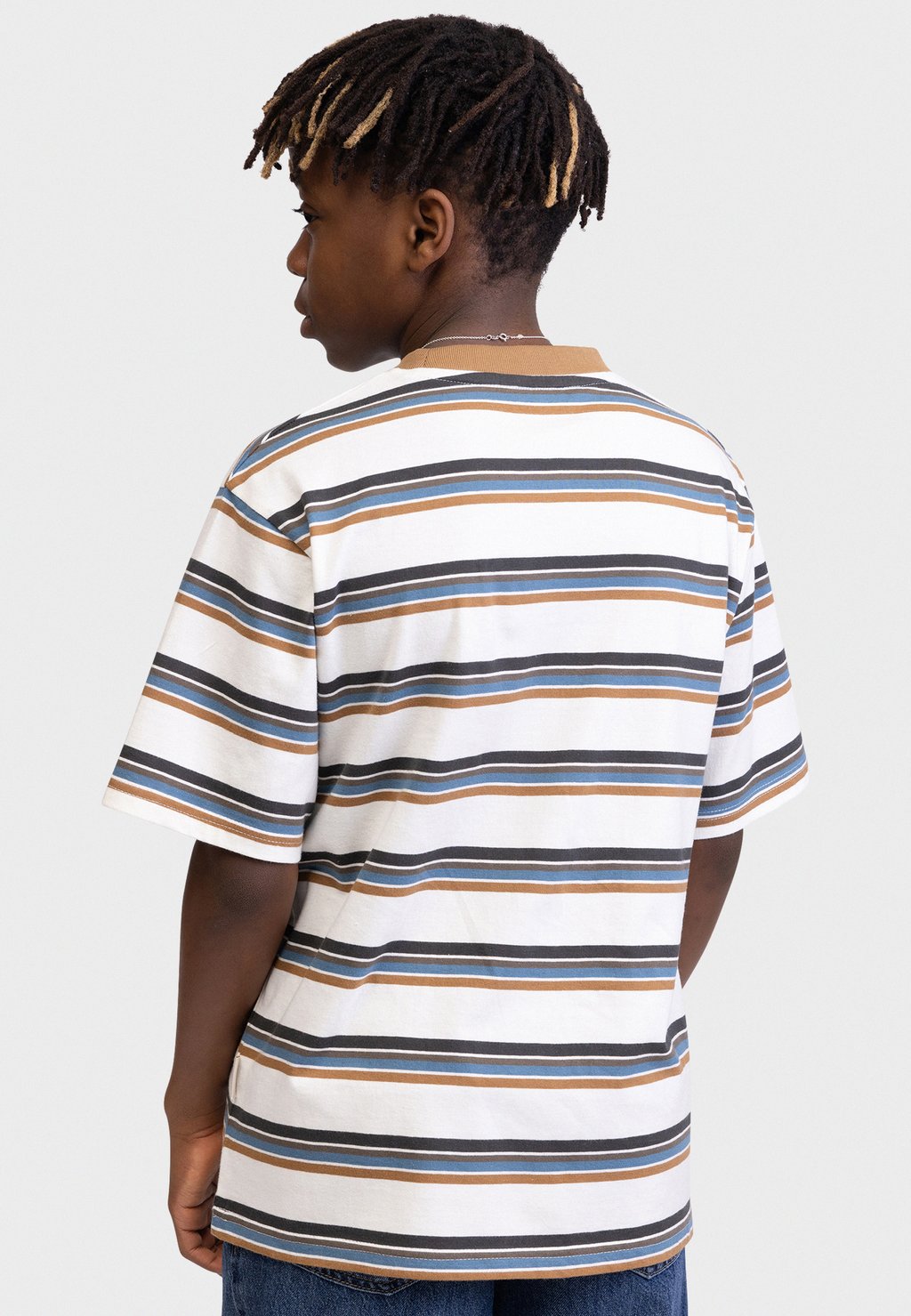 Футболка с принтом TERONALD TEE BOXY FIT Redefined Rebel, слоновая кость — фото 3