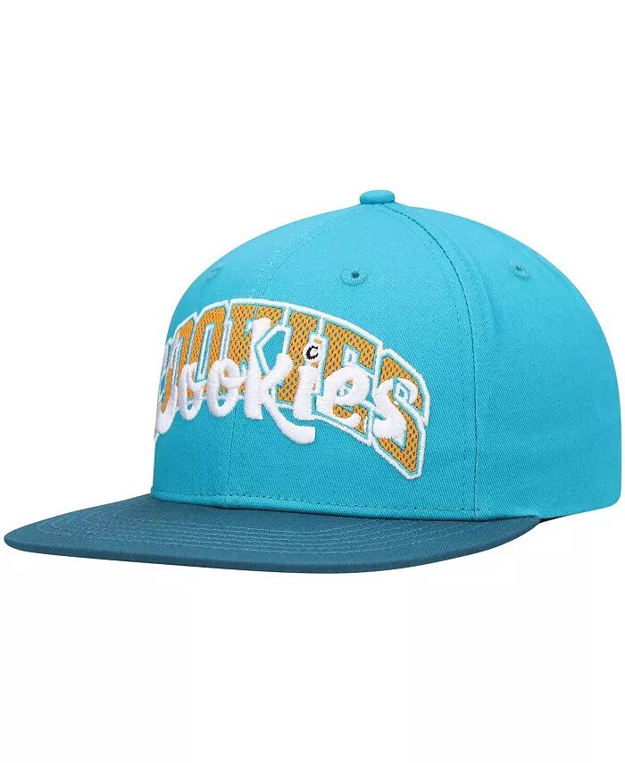 

Мужская бейсболка Loud Pack Snapback цвета морской волны и синего цвета Cookies