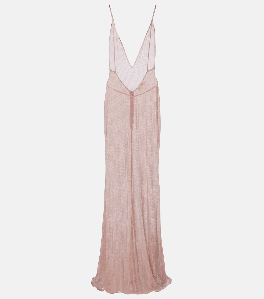 

Клоди кружевное макси-платье с пайетками The New Arrivals Ilkyaz Ozel, Rose Smoke
