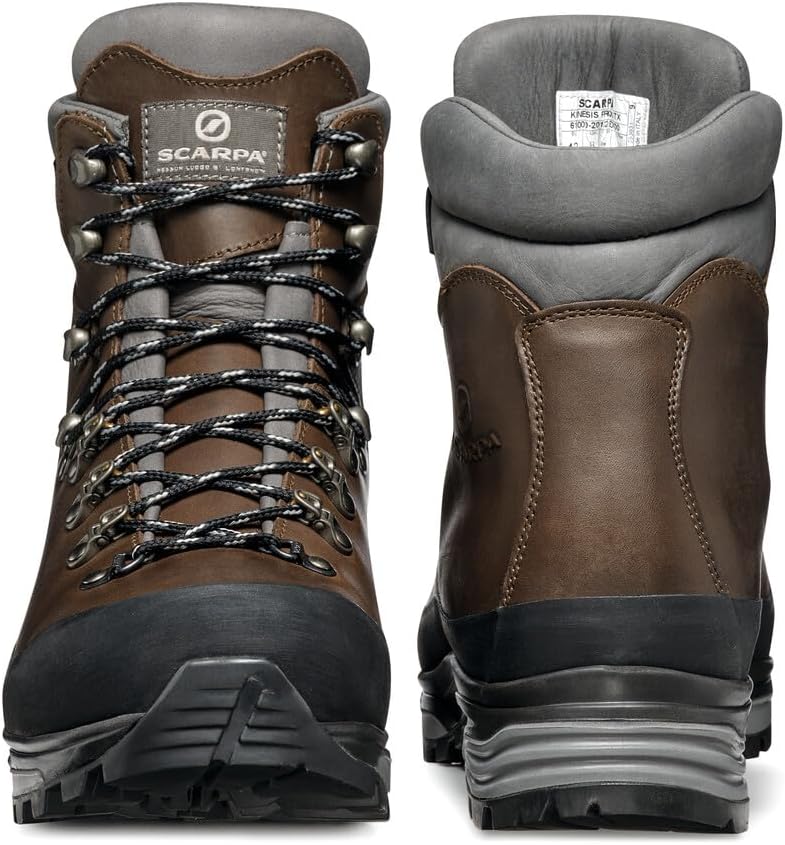 Мужские ботинки SCARPA Kinesis Pro GTX с водонепроницаемой мембраной Gore-Tex для походов и туризма, Ebony — фото 4