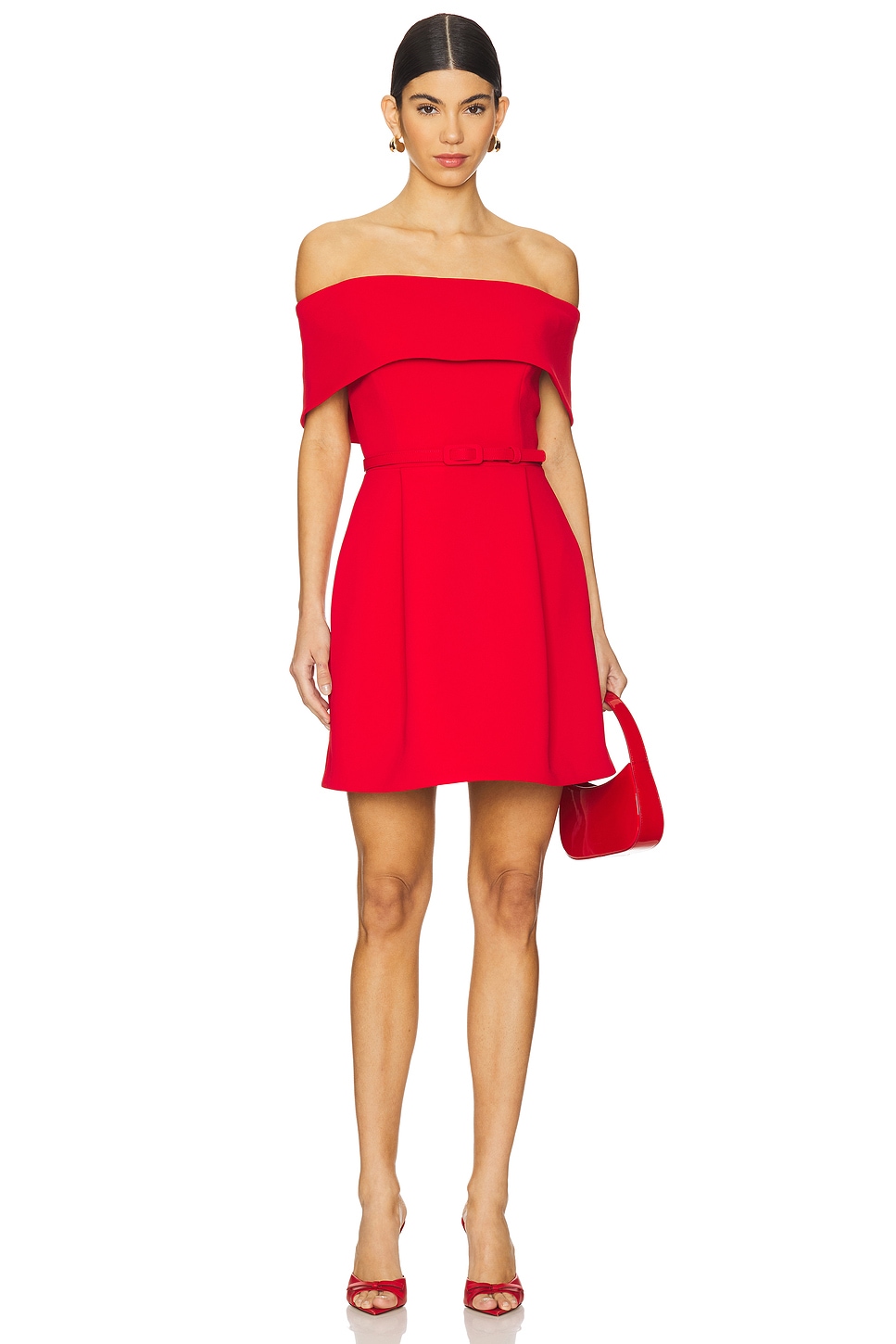 

Мини-платье Harper Nadine Merabi, red