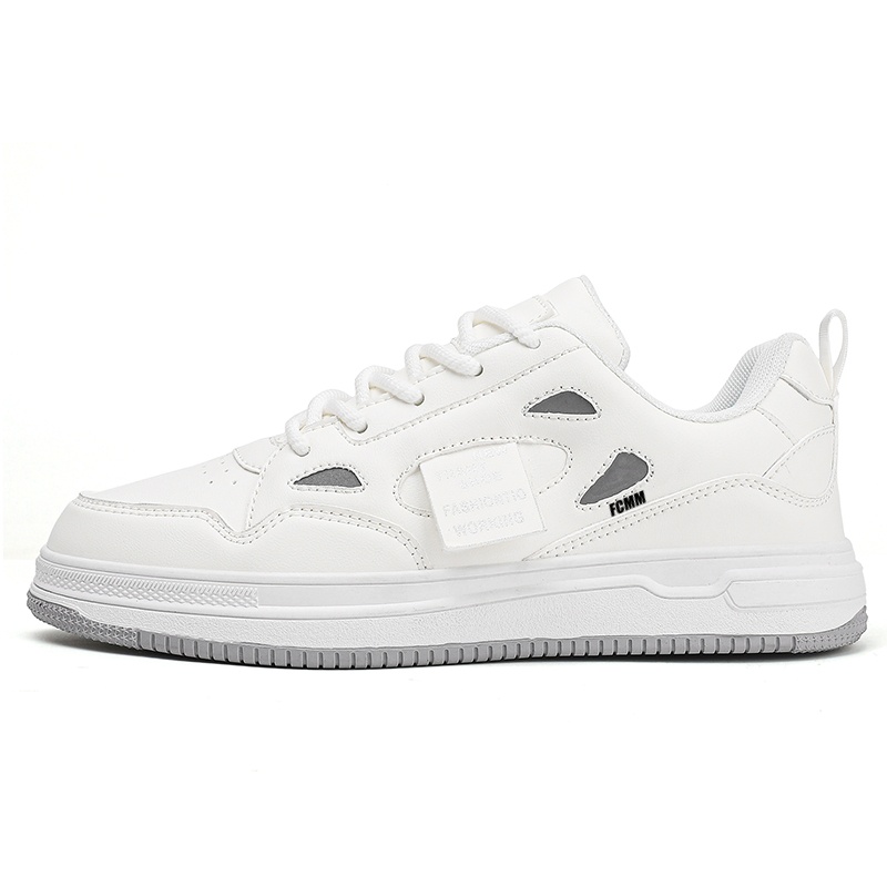 

Детские скейтерские кроссовки для подростков с увеличенной высотой FCMM, белый