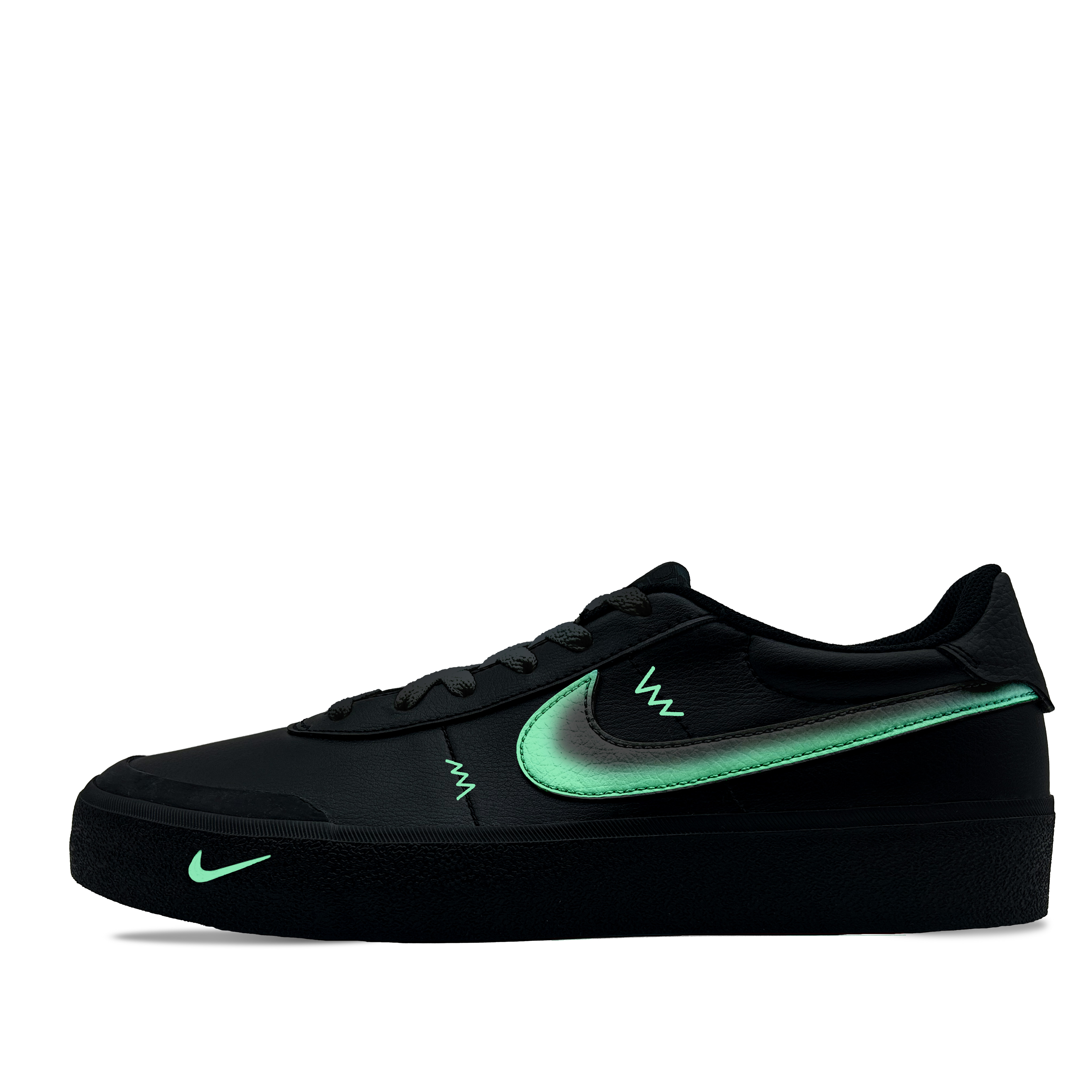 

Кроссовки для скейтбординга Court Shot Fall Cushioning Quick Dry Low Top, мужские, черно-зеленые Nike, Black Green